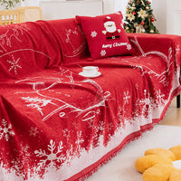 Christmas Sofa Cover Slipcover Protector for Office Home Decor Style 3