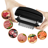 Kitchen Meat Tenderizer Tool with 48 Stainless Steel Blades for Meat Chicken Pork Steak Cooking