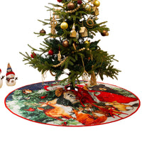 Christmas Tree Skirt Xmas Tree Decoration Christmas Tree Mat Style 1