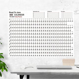 2024 Annual Wall Calendar Wall Planned Day Daily Schedule Countdown Calenders