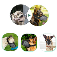 Anti-Biting Dog Muzzle Air Mesh Breathable Muzzle Prevent Barking Chewing