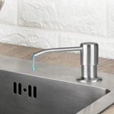 Built-in Sink Soap Dispenser Stainless Steel Soap Dispenser Pump for Kitchen Bathroom