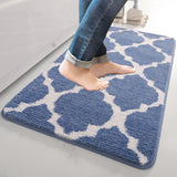 Quick Absorbent Bathroom Floor Mat Non-Slip Kitchen Mat Blue