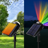 Solar RGB Landscape Lamp Angle Adjustable Garden Decorative Light