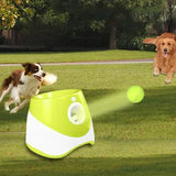 Automatic Ball Launcher Electric Interactive Ball Thrower Pet Dog Fetch Machine Light Green