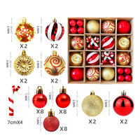 Christmas Ball Ornaments Christmas Tree Decoration Ball Box Gift Glittering Funny Party Decor Style 4