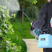 5L Multipurpose Electric Garden Sprayer with Shoulder Strap Rechargeable Farm Garden Sprayer Blue