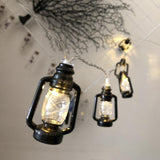 Battery Powered Retro Lantern LED String Lights Hanging Decorative Lights