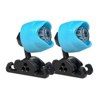 Pair of 3 Modes LED Light Water-Resistant Shoes Lights Night Light Blue