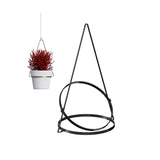 Detachable Triflora Hanging Planter for Window Garden Indoor Outdoor Black