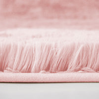 Soft Fluffy Floor Rug Non Slip Bathroom Floor Mat Home Decor Pink