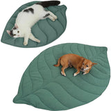 Double-Sided Available Pet Mattress Pad Leaf Shape Puppy Cat Bed Mat Style 1