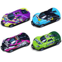 Black Wall Climbing RC Car Remote Control Racing Car Toy with 4Pcs Pull Back Car Toys Kid Xmas Gift