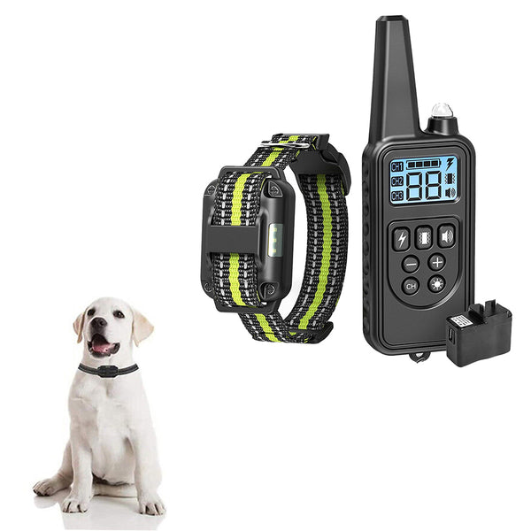 Remote Control Pet Dog Anti Bark Electric Shock Collar Dog Training Collar for 1 Dog