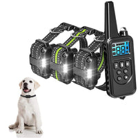 Remote Control Pet Dog Anti Bark Electric Shock Collar Dog Training Collar for 3 Dogs