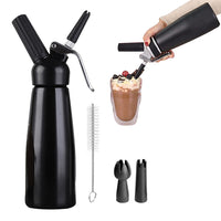 Whipped Cream Dispenser Leak-Proof Cream Whipper with 3 Decorating Nnozzles