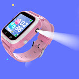 2G Kids Smart Watch with 25 Games HD Camera Smart Watch Children Cell Watch Pink