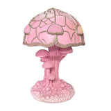 Painting Glass Mushroom Table Lamps Bohemian Resin Table Lamp Night Light Decor Style 4