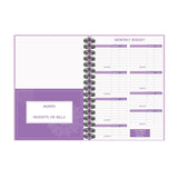 Budget Planner Book Monthly Budget Cash Planner Notebook Bill System Organizer with Pockets