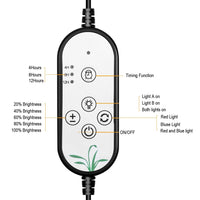 Single Head USB LED Grow Light Dimming Growing Lamp for Indoor Plant Flower Veg Hydroponic