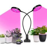 2-Head USB LED Grow Light Dimming Growing Lamp for Indoor Plant Flower Veg Hydroponic