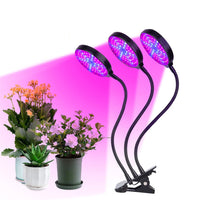 3-Head USB LED Grow Light Dimming Growing Lamp for Indoor Plant Flower Veg Hydroponic