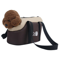 Portable Pet Carrier Pet Warm Travel Bag for Small Cats Puppies Coffee