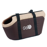 Portable Pet Carrier Pet Warm Travel Bag for Small Cats Puppies Coffee