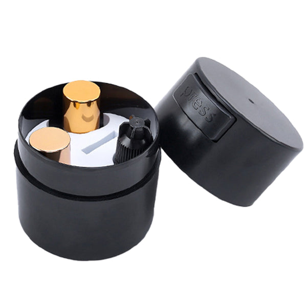 Eyelash Glue Storage Container Sealing Eyelash Glue Jar Storage Tank Black