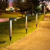 2Pcs Outdoor Solar Lights Pathway Lights Landscape Lights for Garden Walkway Driveway Sidewalk Yard