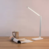 Touch Control Dimmable LED Desk Lamp with Wireless Phone Charger White