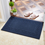 Non-Slip Home Kitchen Door Mat Floor Mat Dark Blue