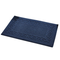 Non-Slip Home Kitchen Door Mat Floor Mat Dark Blue