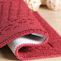 Non-Slip Home Kitchen Door Mat Floor Mat Red