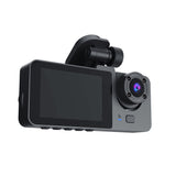 1080P HD Driving Recorder Dash Cam Car Monitor 3 Lens Dash Cam Front and Rear Inside