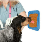 2Pcs Pet Dog Lick Mat Silicone Slow Feeder Lick Mat for Dogs and Cats