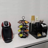 Rotating Coffee Capsules Pod Holder Stand Compatible with K-Cups/Dolce Gusto