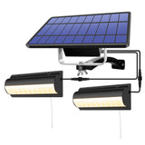 Solar Powered Wall Lights Wall Mount Ourtdoor Lighting-Warm Light