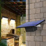 Solar Powered Wall Lights Wall Mount Ourtdoor Lighting-Warm Light