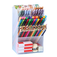 Pen Organizer Stationary Desktop Organizer Pencil Markers Holder Storage Box for Office School Home