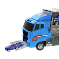 Toddlers Toys Car Carrier Vehicle Toy Set Kids Gifts Blue