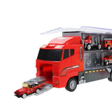 Toddlers Toys Car Carrier Vehicle Toy Set Kids Gifts Red