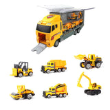 Toddlers Toys Car Carrier Vehicle Toy Set Kids Gifts Yellow