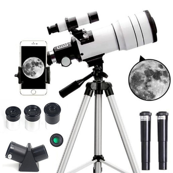 150X Magnification Astronomical Telescope with Tripod for Astronomy Beginners