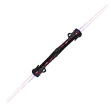 2Pcs Retractable LED Light Up Laser Sword Connectable Light Up Saber with FX Sound Black