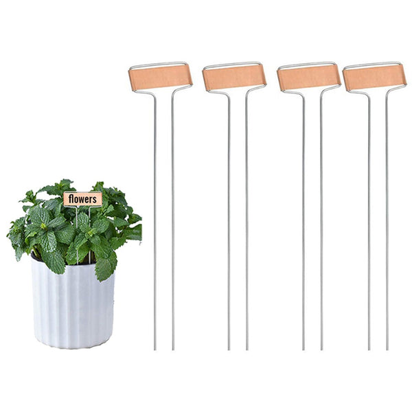 25-Piece Metal Plant Tags Copper Plant Labels Seedling Nursery Tags