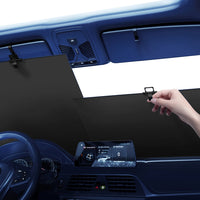 Retractable Car Front Windshield Sun Shade UV Blocking Front Window Sunshade