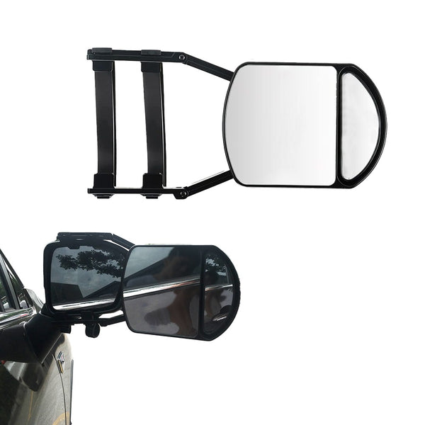 Universal Clip-on Extension Towing Mirrors Adjustable Dual View Tow Mirror