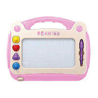 Toddler Magnetic Drawing Board Doodle Writing Board Kid Toy Pink