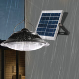 Solar Pendant Lights Motion Sensor Dimmable Solar Hanging Chandelier Lights for Home Barn Garden